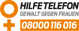 Logo des Hilfetelefon - Gewalt gegen Frauen